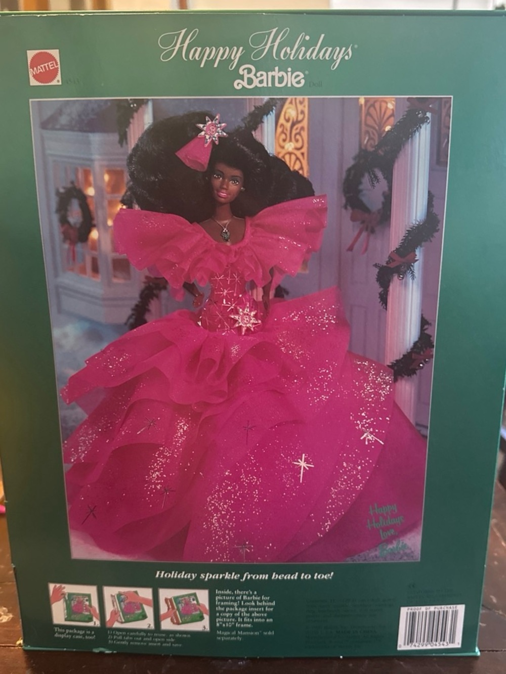 Barbie Happy Holidays African American - Picture 2 of 5